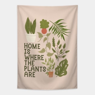 House Plant Lady Quote Tapestry