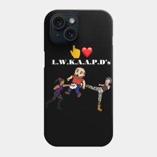 I love ladies who kick ass and punch dicks for dark background Phone Case