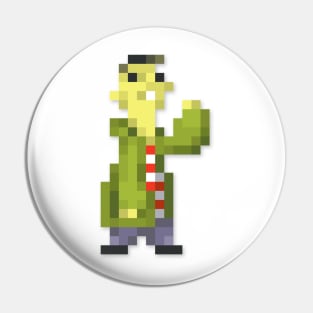 Ed low-res pixelart Pin