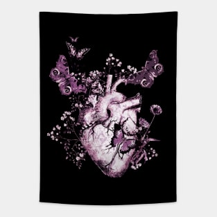 Heart butterflies 1 Tapestry