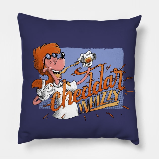 Cheddar Whizzy Pillow by Studio Mootant