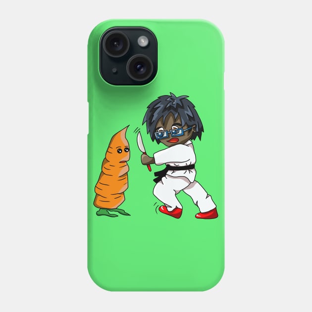 Karate Chop Carrot Phone Case by cuisinecat