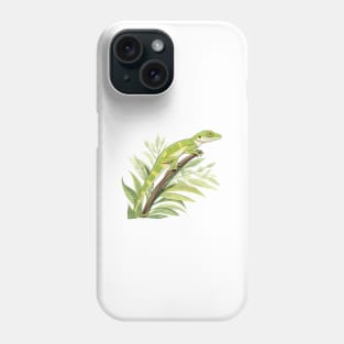 Green Anole Phone Case