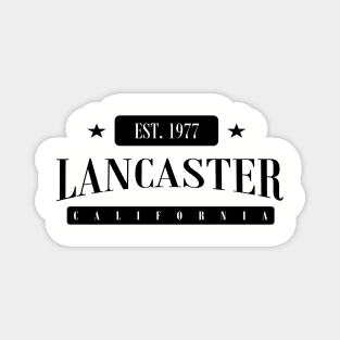 Lancaster EST. 1977 (Standard Black) Magnet