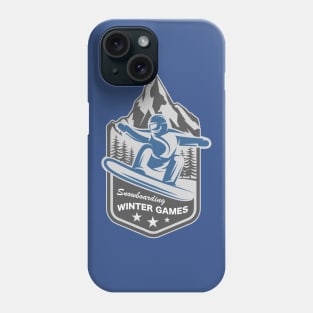 Snowboarding Winter Games Snowboard Phone Case