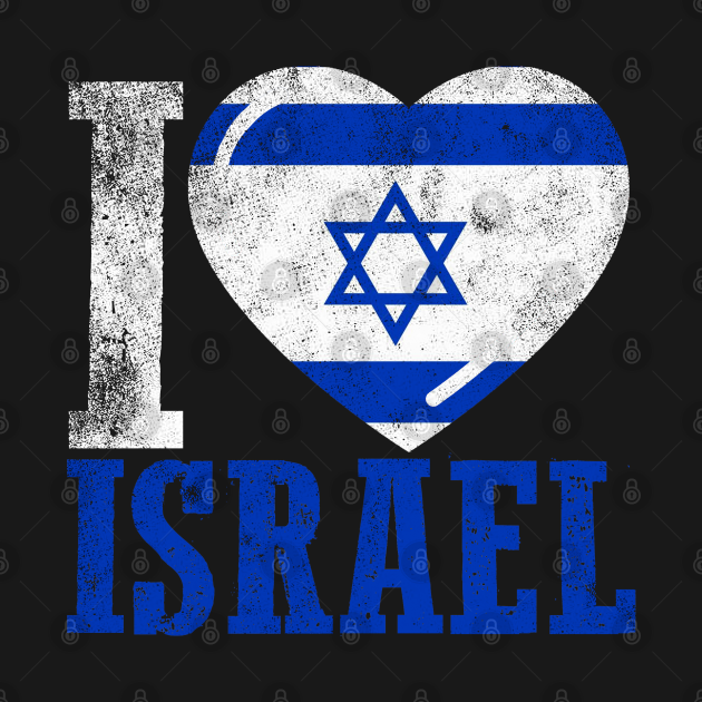 I love Israel - Israel - T-Shirt | TeePublic