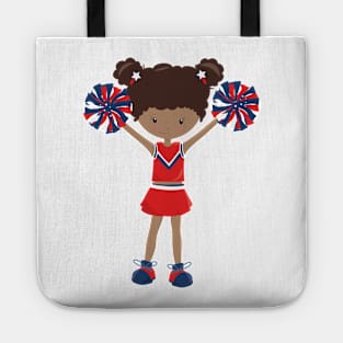 African American Girl, Cheerleading, Cheerleaders Tote