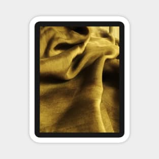 Raw organic golden silk fabric Magnet