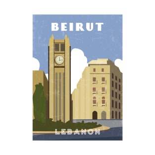 Beirut, Lebanon.Retro travel poster T-Shirt