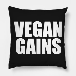 Vegan Gains Pillow