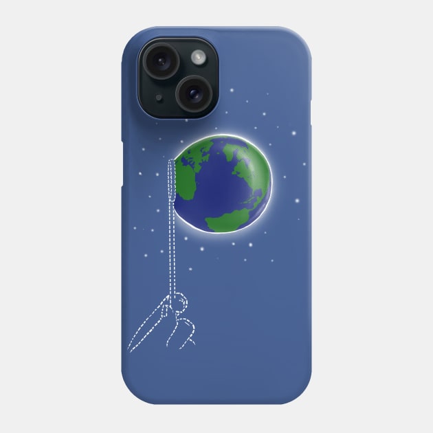 Bubble earth Phone Case by barmalisiRTB