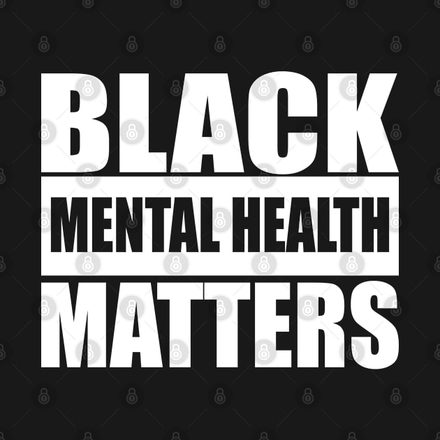 African American Black Mental Health Matters Gift by JPDesigns