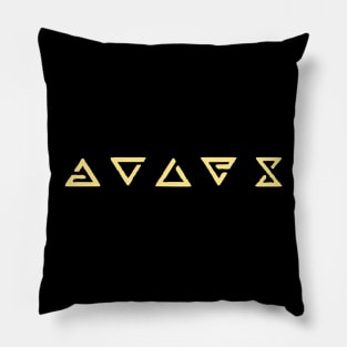 Signs of the witcher : Aard, Quen, Igni, Yrden, Axii Pillow