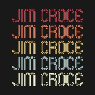 Retro Jim Wordmark Repeat - Vintage Style T-Shirt