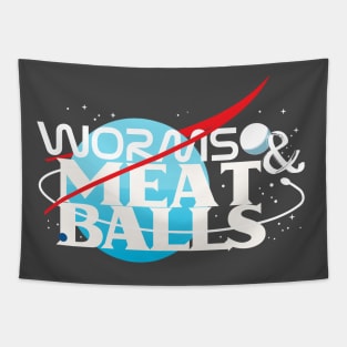 Worms and Meatballs Tapestry