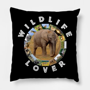 Wildlife Lover Elephant Calf Pillow