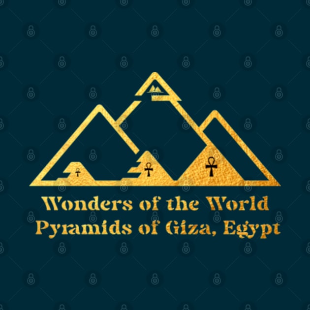 F&B Printer- Wonder of The World: Pyramids of Giza, Egypt by Da Vinci Feather