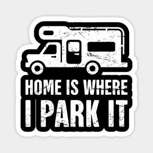 Funny RV Camper Design Magnet