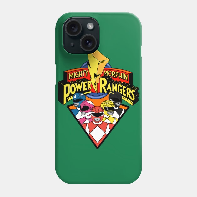 Mighty Morphin Power Rangers Phone Case by OniSide