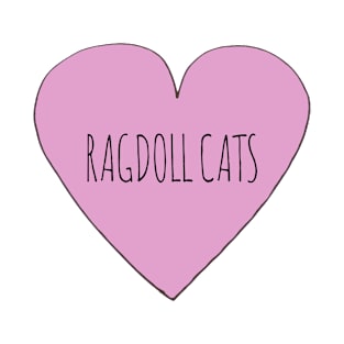 Ragdoll cat love T-Shirt