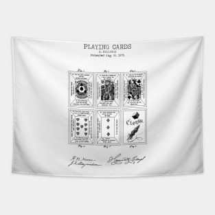 PLAYING CARDS patent Tapestry