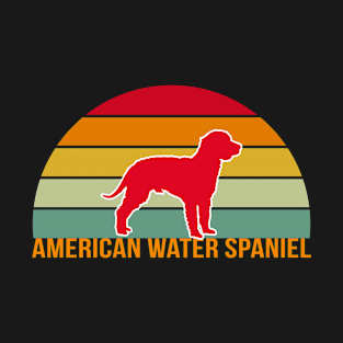 American Water Spaniel Vintage Silhouette T-Shirt