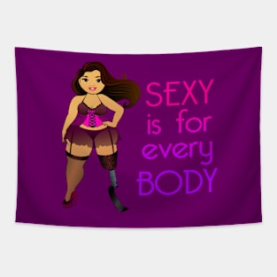 Sexy is for Every Body Tapestry