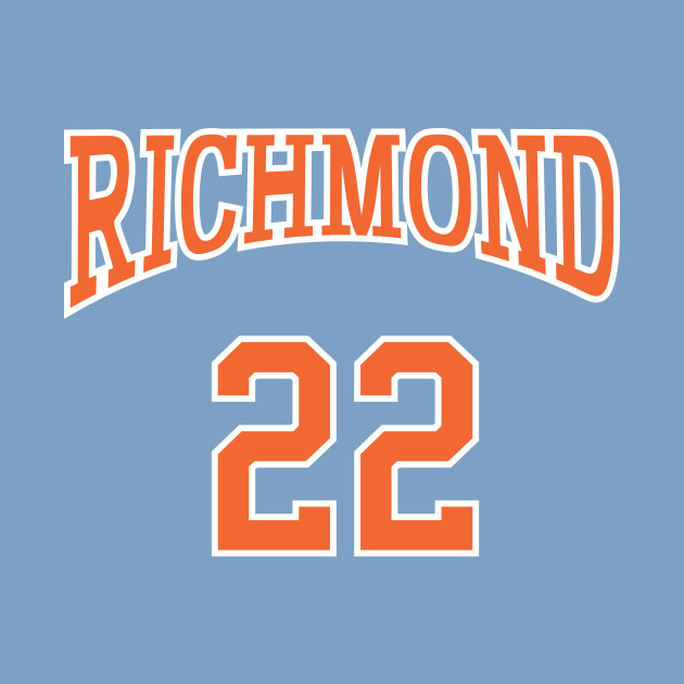 Timo Cruz 22 Richmond Oilers Home Basketball Shirt Richmond Oilers Kids T Shirt Teepublic