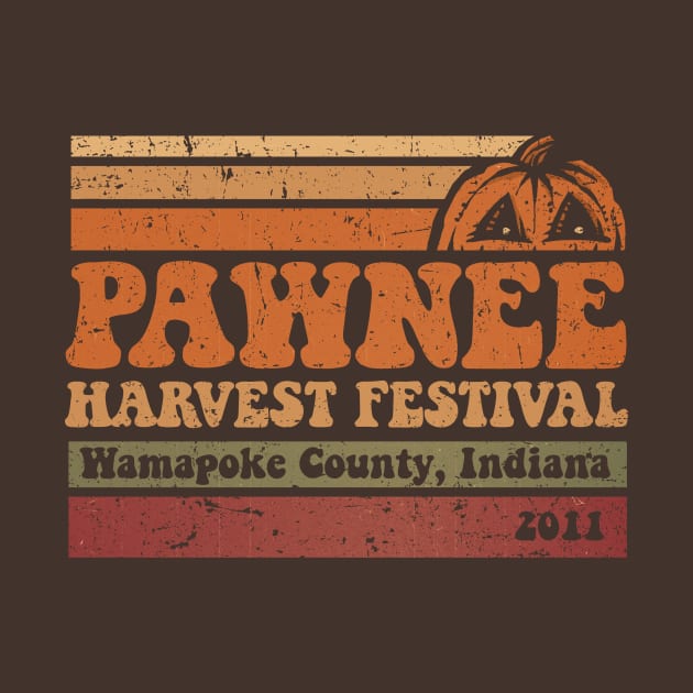 Vintage Pawnee Harvest Festival by kg07_shirts