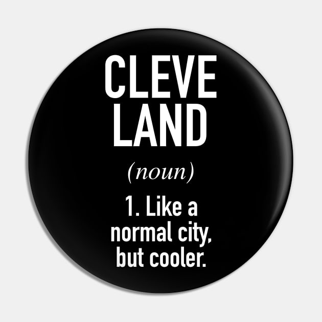 Cleveland American City - USA Cities Pin by Buster Piper