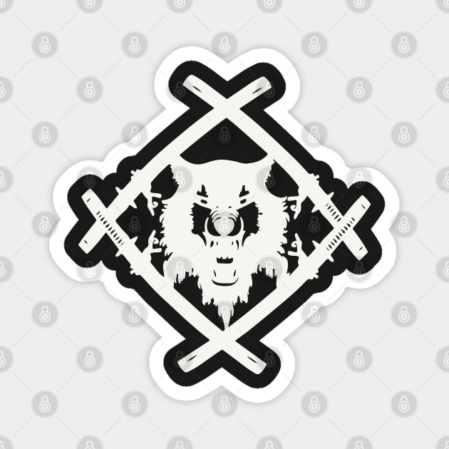 Xavier Wulf Merch Xavier Wulf Logo Magnet by Thomas-Mc