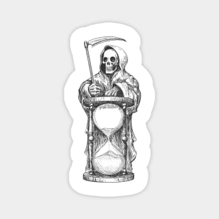 Death with Scythe and Hourglass Magnet