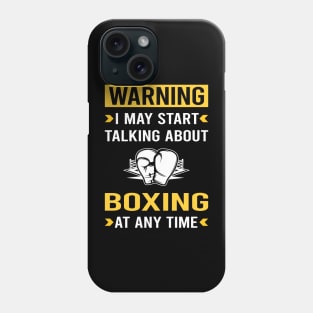 Warning Boxing Phone Case