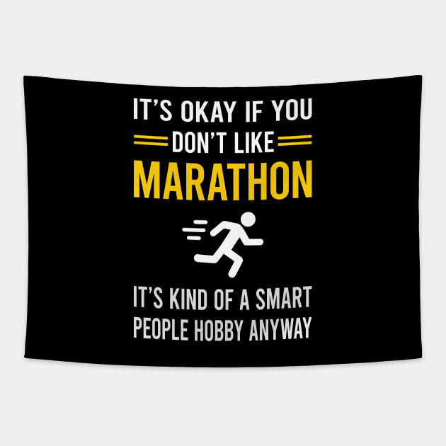 Smart People Hobby Marathon Tapestry by Good Day