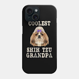 Coolest Shih Tzu Dog Grandpa Phone Case