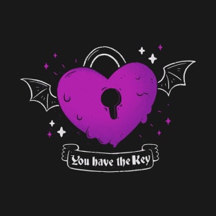 Bat Wings Heart T-Shirt