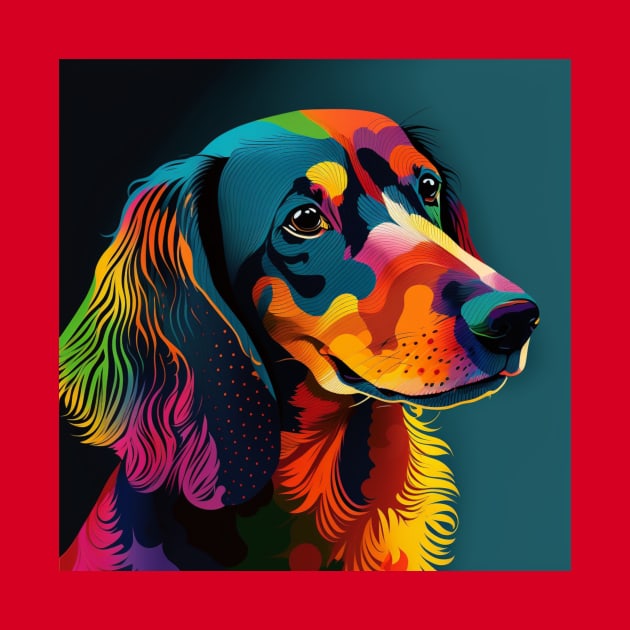 Pop Art Dachshund Dog by Star Scrunch