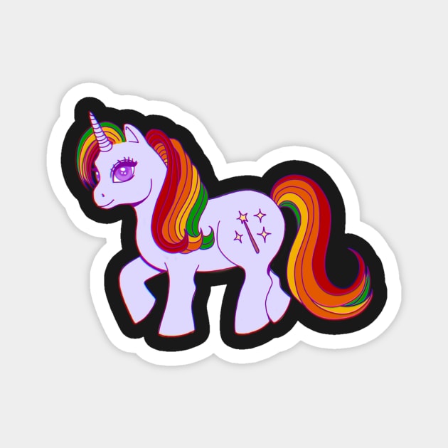 Rainbow Unicorn Magnet by SoFroPrince
