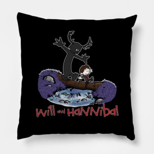 Will and Hannibal Pillow