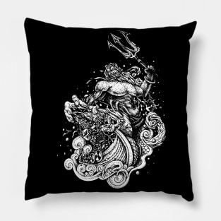 Viking and God Thor Pillow