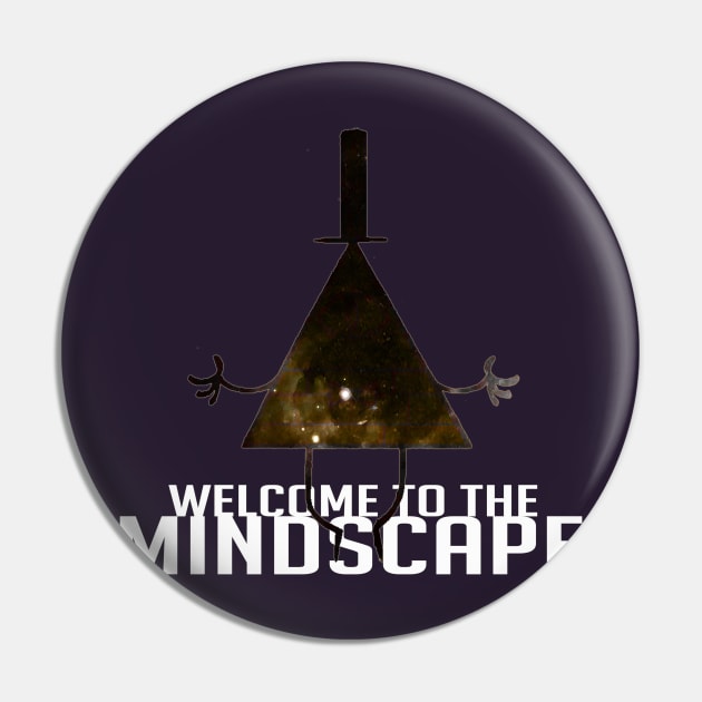 Welcome to The Mindscape -Golden Pin by Schrebelka