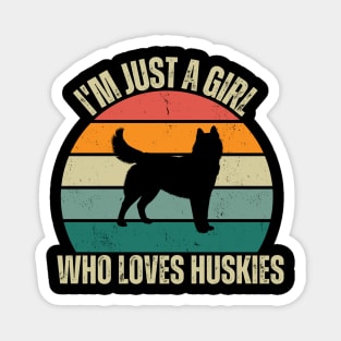 For the Love of Huskies - Embrace the Spirit of Adventure with Our Husky Companions Magnet