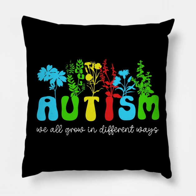 Autism Neurodiversity Acceptance Pillow by Mind Your Tee