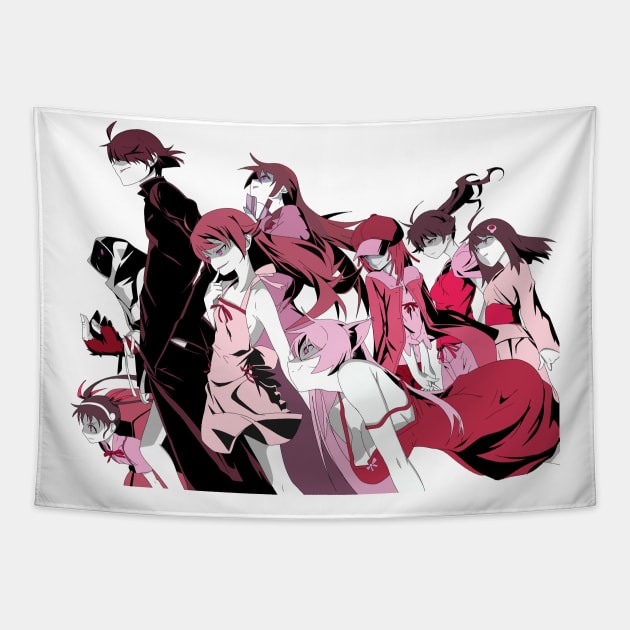 monogatari Tapestry by Miri Art