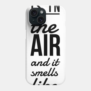 Love is in the air and it smells like coffee Phone Case