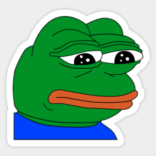 Pepe The Frog Stickers Teepublic