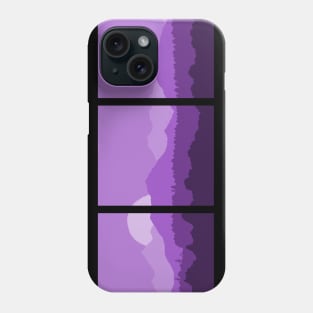 Mountain magic - purple Phone Case