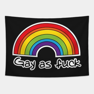 Gay As Fuck LGBT Pride Tapestry