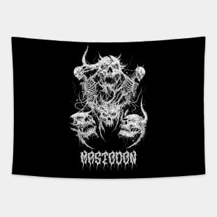 Skull Hell with Mastodon Tapestry