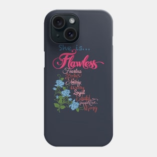 She is flawless (pink) Phone Case